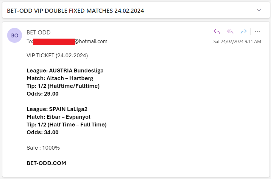 double fixed matches