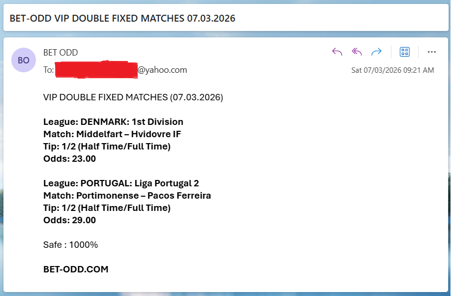 VIP DOUBLE FIXED MATCHES