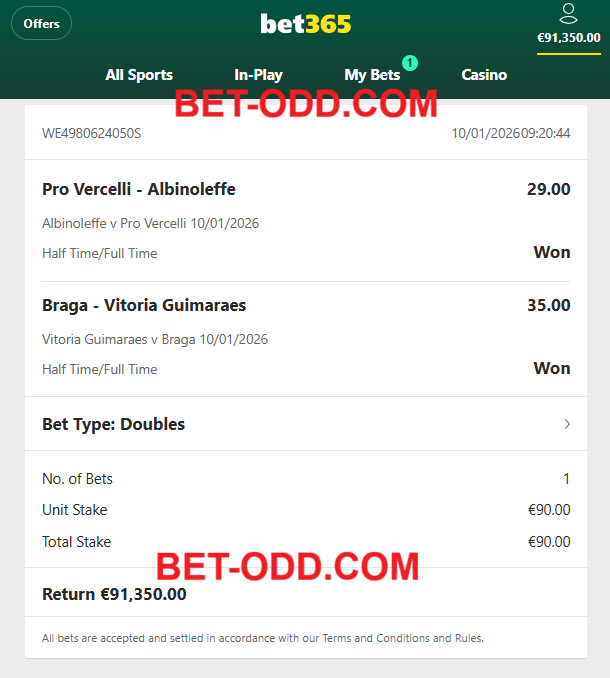 VIP DOUBLE FIXED MATCHES