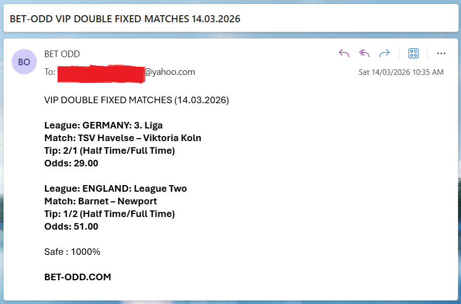VIP DOUBLE FIXED MATCHES