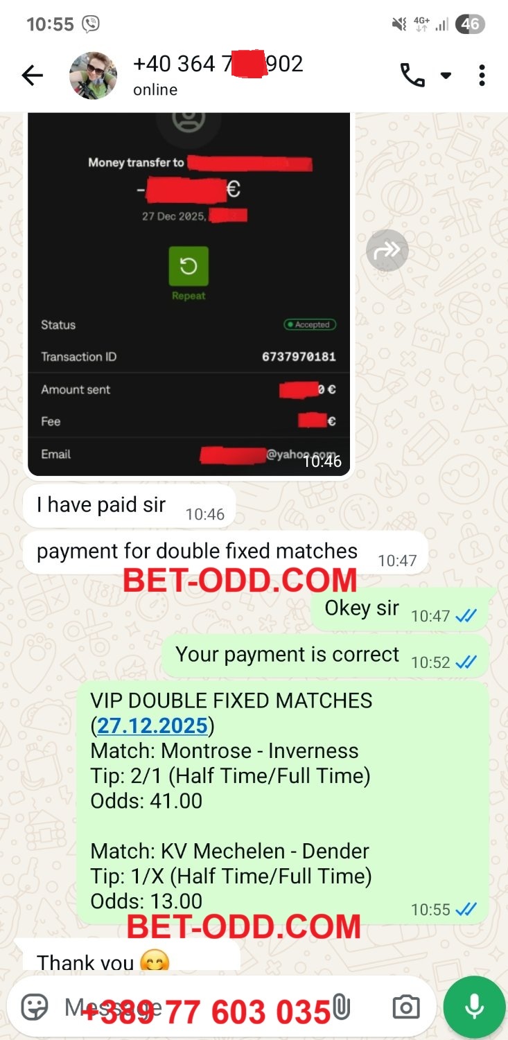 VIP DOUBLE FIXED MATCHES
