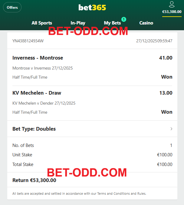 VIP DOUBLE FIXED MATCHES
