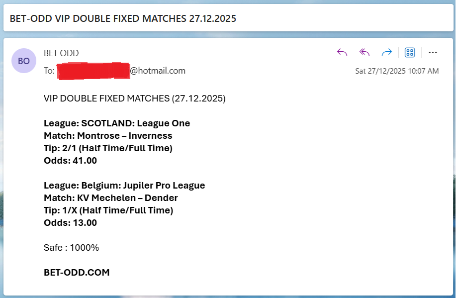 VIP DOUBLE FIXED MATCHES