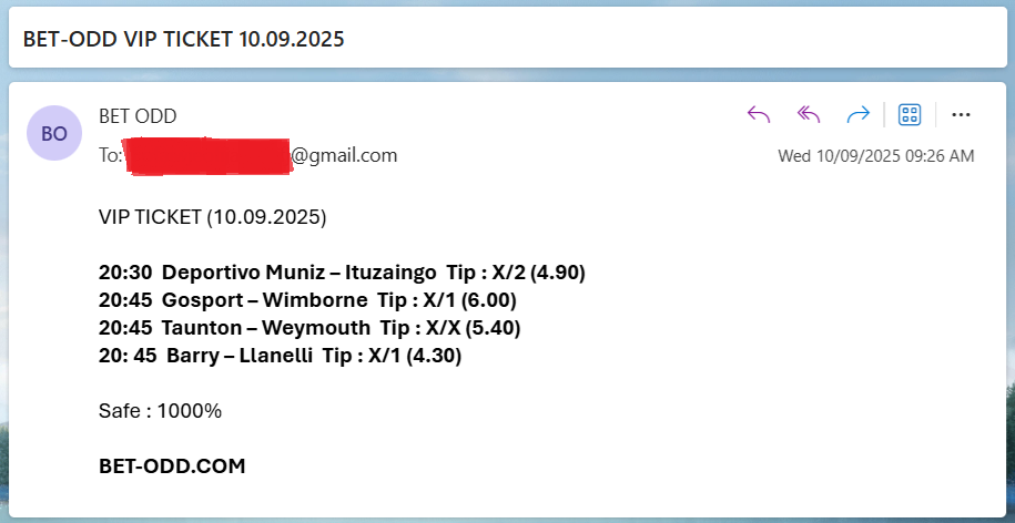 VIP FIXED MATCHES