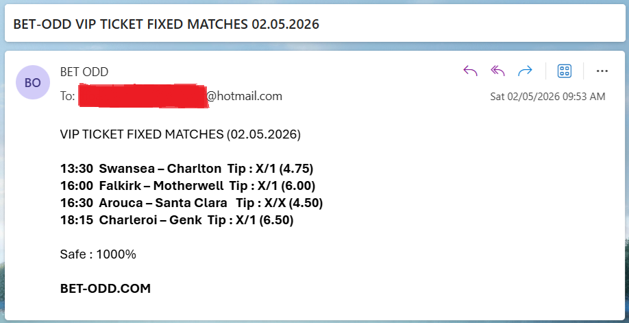 VIP FIXED MATCHES