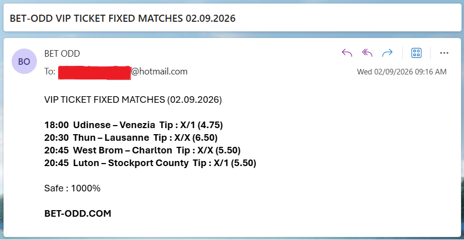 VIP FIXED MATCHES
