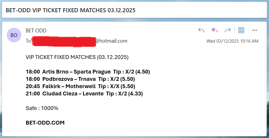VIP FIXED MATCHES
