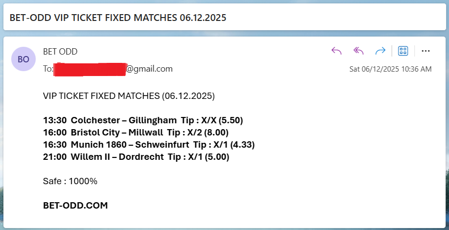VIP FIXED MATCHES