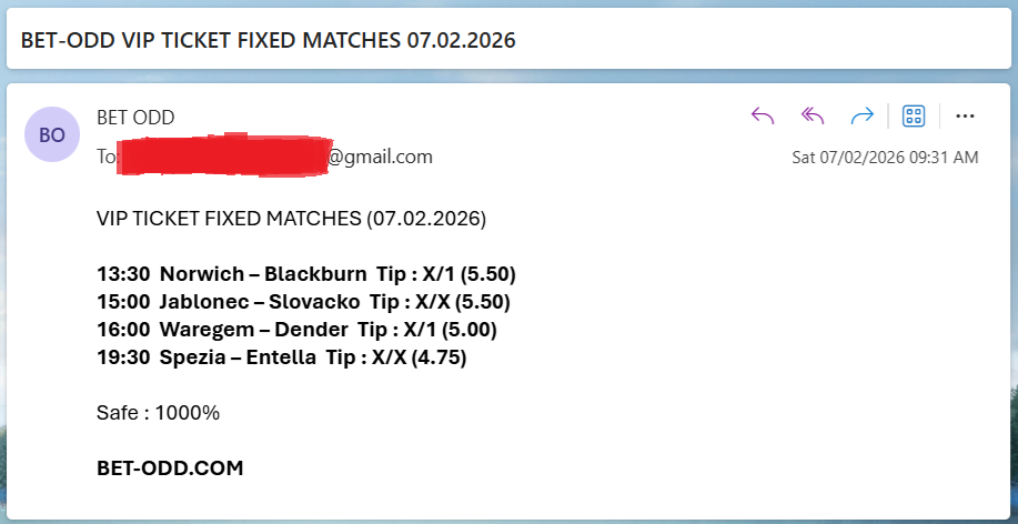 VIP FIXED MATCHES