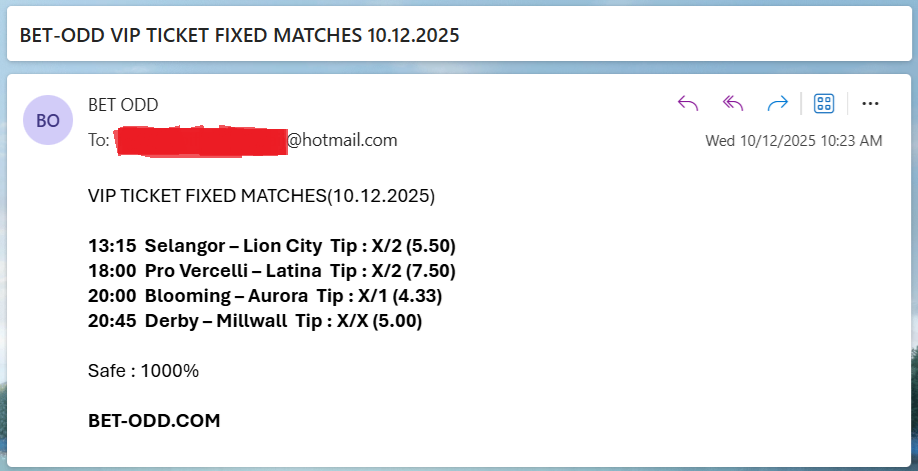 VIP FIXED MATCHES