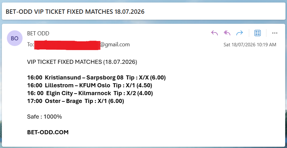 VIP FIXED MATCHES