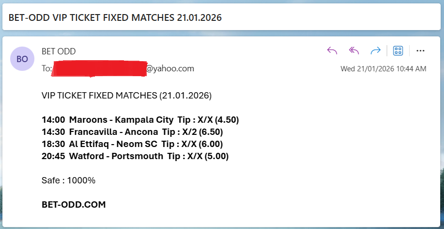 VIP FIXED MATCHES