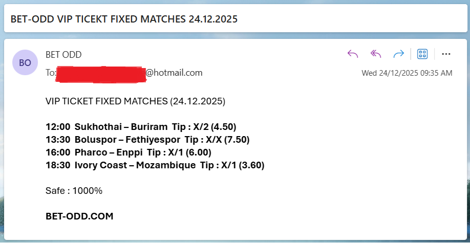 VIP FIXED MATCHES