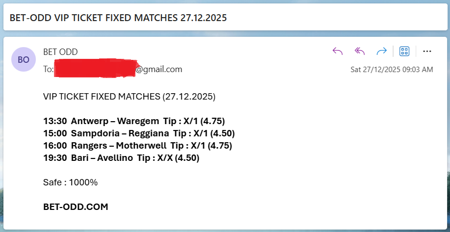 VIP FIXED MATCHES