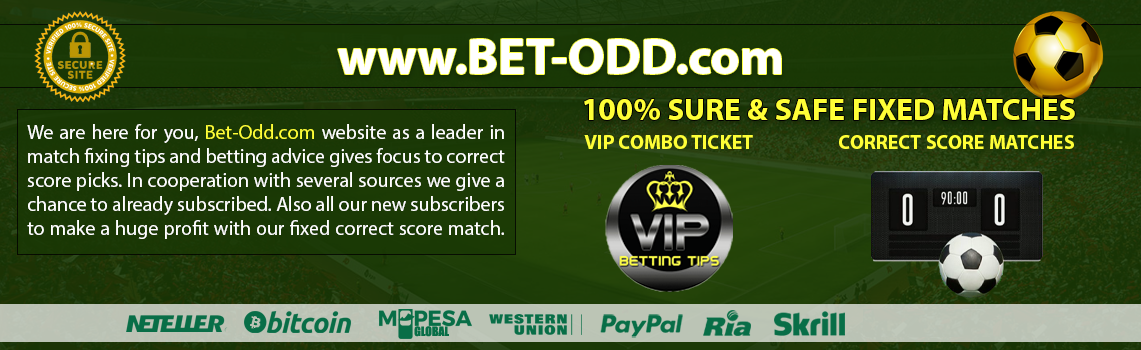 Best Fixed Matches Today