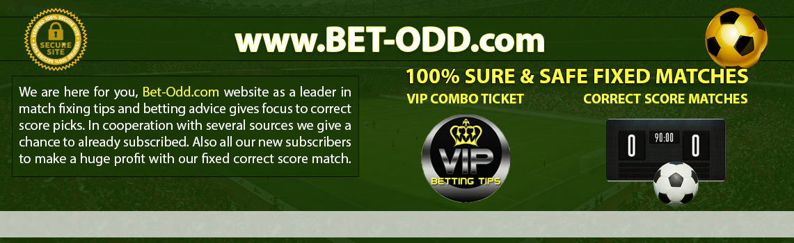 Best Fixed Matches Today